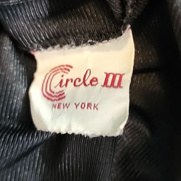 Circle III New York Slip Gown Lace Paneled Front Vibtage Black Size S - Picture 14 of 14